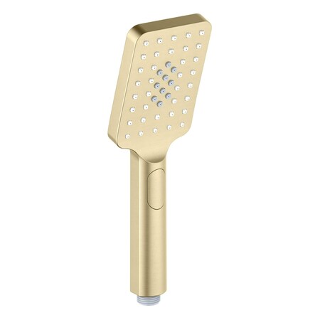 Kibi Cube 3 Settings ABS Handheld Shower Head - Brushed Gold HS1002BG